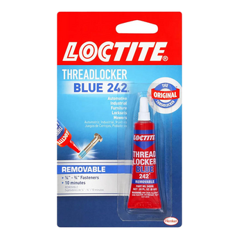 Loctite Threadlocker Blue 242 removable medium-strength threadlocker in 6 ml tube blister pack