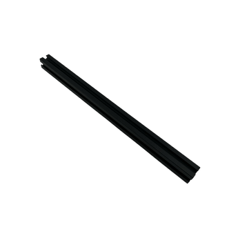 Black 2020 aluminum extrusion rail with four T-slots for ERCF V2 and 3D printer frame builds