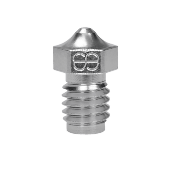 Phaetus plated copper V6-style M6 nozzle for 1.75 mm filament with nickel-plated finish