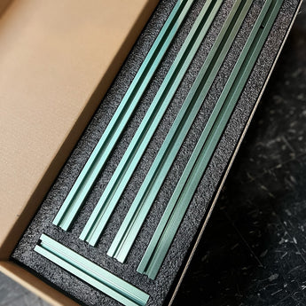 Sandblasted green Voron Legacy 2020 aluminum extrusion frame kit
