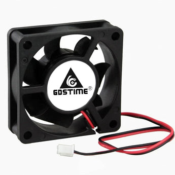 GDSTIME GDA6020 60x60x20mm black 24V dual-ball axial cooling fan with 2-pin lead