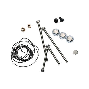 Voron Stealthburner fastener and RGBW LED kit with M3 screws, heat-set inserts, FEP wire and 6x3mm magnet