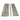 Micron 120 titanium gantry backers and threaded nut bars laid out on white background