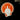 Fuck Slice die-cut magnet applied to a black surface, showing orange and white shop-swag graphic