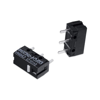 Omron D2FC-F-7N(20M) black ultra-subminiature microswitch with three straight through-hole pins