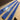Blue powder-coated steel extrusion backers for Voron V2.4 and Trident