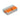 WAGO 221-415 5-conductor COMPACT splicing connector, transparent housing, five orange side-entry levers on a 4 mm² / 24-12 AWG body.