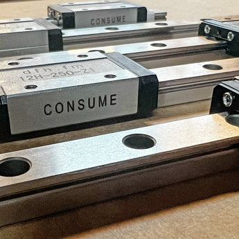 LH Stinger MGN12H linear rail kit with two 250mm and three 300mm 440C rails and carriages