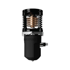 Phaetus DropEffect neXt G 104NT red UHF hotend with ceramic heater, V6 nozzle interface, and Dragon-style mounting footprint