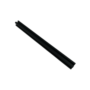 Black 2020 aluminum extrusion rail with four T-slots for ERCF V2 and 3D printer frame builds