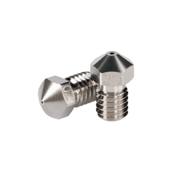 Runice nickel-plated copper V6 nozzle for 1.75mm filament, available in 0.40, 0.60, and 0.80mm orifice sizes