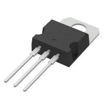 L7805CV 5V linear voltage regulator IC in TO-220 package with three leads and metal tab