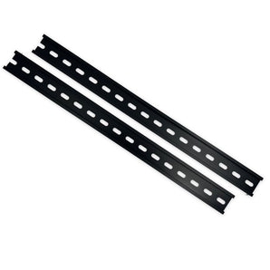 Black DIN rail for Voron, Trident, Micron, and DOOM 3D printer electronics bays