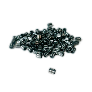 Pile of small 3x5x7mm BMG-style needle roller bearings for 3mm extruder drive gear shafts
