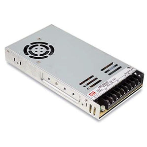 Mean Well LRS-350-24 enclosed 350W 24V 14.6A switching power supply with screw terminals