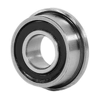 MF105-2RS flanged miniature ball bearings, 5mm ID x 10mm OD x 4mm wide, rubber sealed