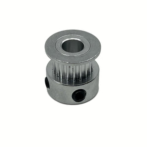 GT2 20-tooth timing pulley, 6.35mm (1/4 inch) bore, 6mm belt width