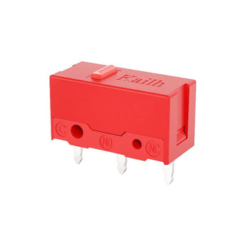 Kailh GM 4.0 Red mouse microswitch with red housing and metal actuator for click repair