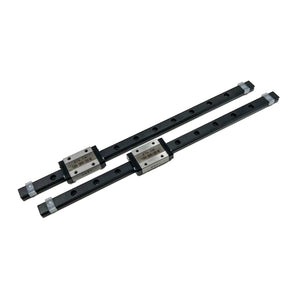 Pair of 300 mm MGN12H Z0 preload black-steel linear rails for BeltDrivenEnder3 Ender 3 Z-axis conversion