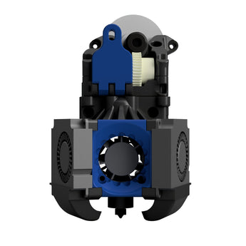 Double Folded Ascender 20:1 worm-drive extruder kit with KHK worm gearing and BMG-style drive hardware